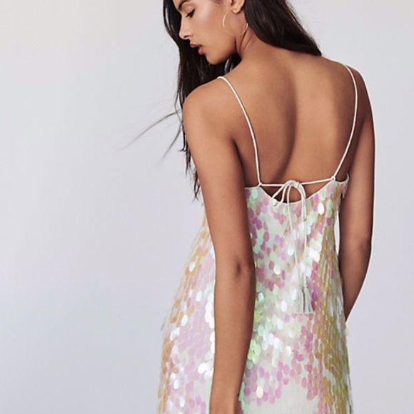 Free People Mermaid Mini Party Dress - Picture 3 of 8